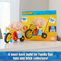 Brickcraft Family Guy brick collectible ideal as gifts for fans.