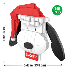 Brickcraft Snoopy kit suits ages 8 and up for creative play.