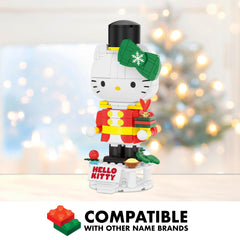 Brickcraft Sanrio holiday brick kit in vibrant colors for seasonal decor.