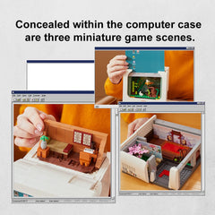 BRICKKK keyboard and mouse design captures iconic retro charm for display.