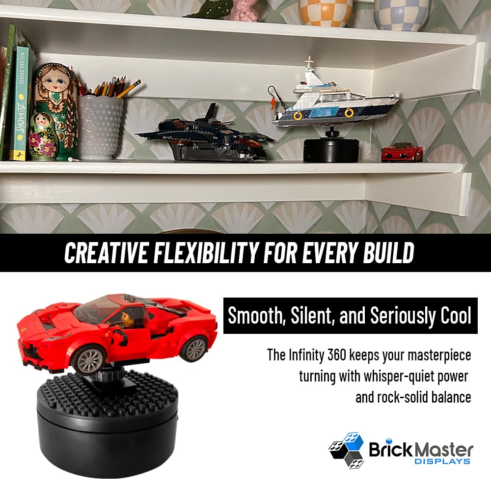 Infinity 360 battery option supports portable display power on the go.