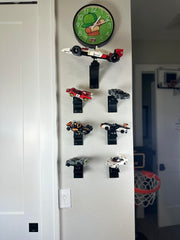 Brickmaster Displays Infinity Display Shelf 2-pack ideal for multi-collection displays.