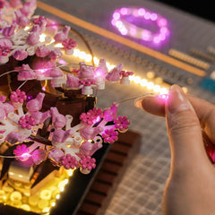Brickshining Bonsai 10281 installation guide enables quick wiring.