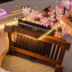 Brickshining Bonsai 10281 lighting view shows even glow on the model.