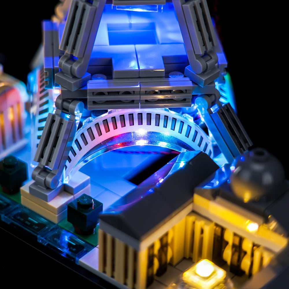 Brickshining heat-resistant lights ensure safe, durable illumination for LEGO 21044.