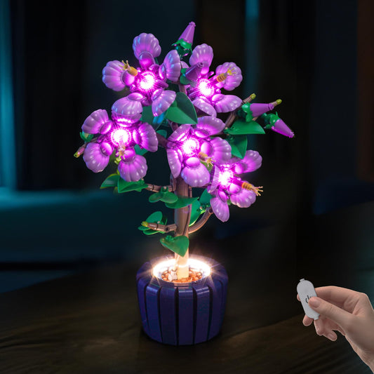 Brickshining Hibiscus LED lighting front view for vibrant display enhancement