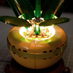 Brickshining Mini Orchid kit USB option allows easy desk illumination