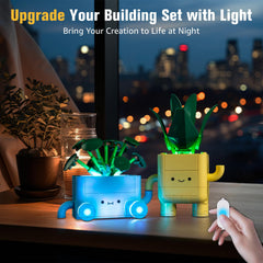 BrickSoul 10349 light kit battery power option enables cordless placement for versatile layout.