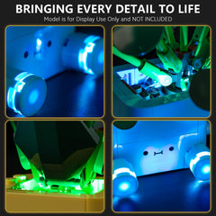 BrickSoul 10349 light kit USB power option provides easy operation and plug-in flexibility.