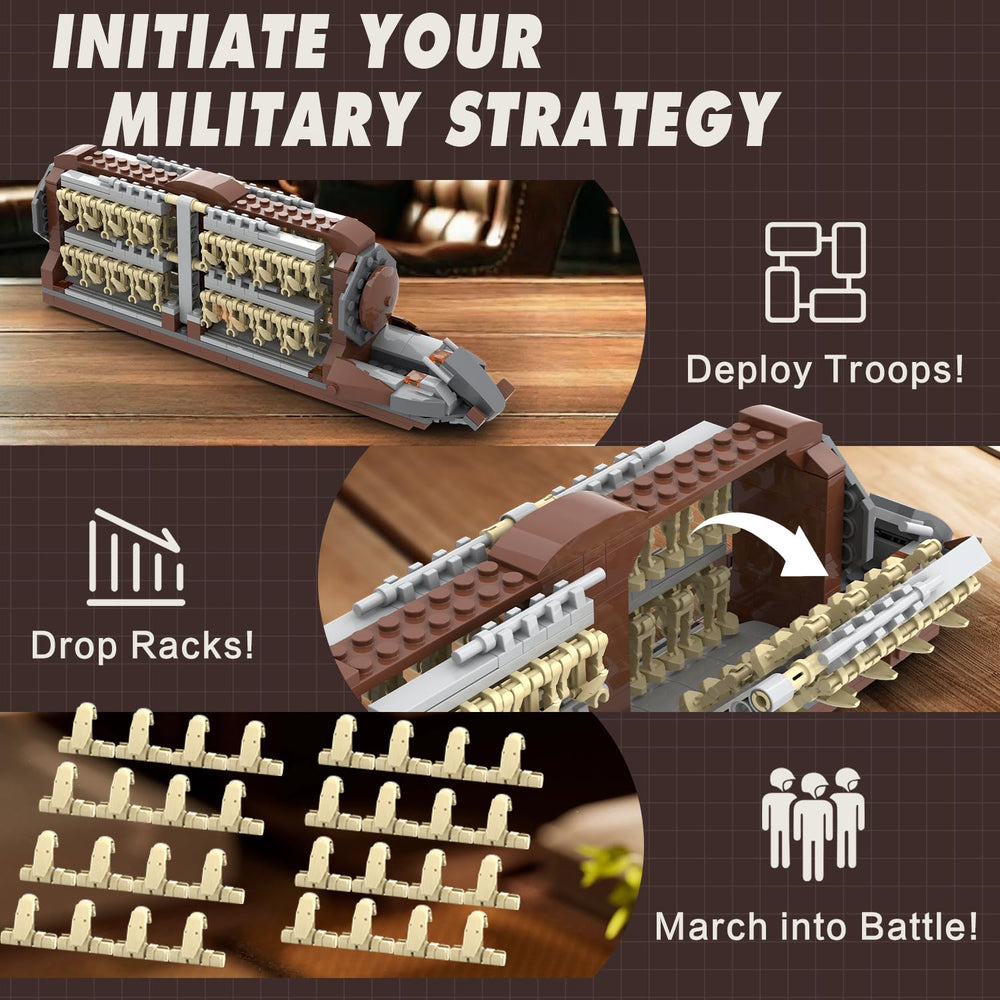 BrickTribe 32 Battle Soldiers Figurines with detailed armor ready for deployment.