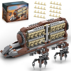 BrickTribe Battle Army Clone Platoon Attack Craft: dynamic build for epic battles and imaginative play.