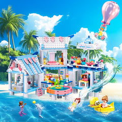 BrickTribe Summer House compatible with Lego Friends Heartlake sets