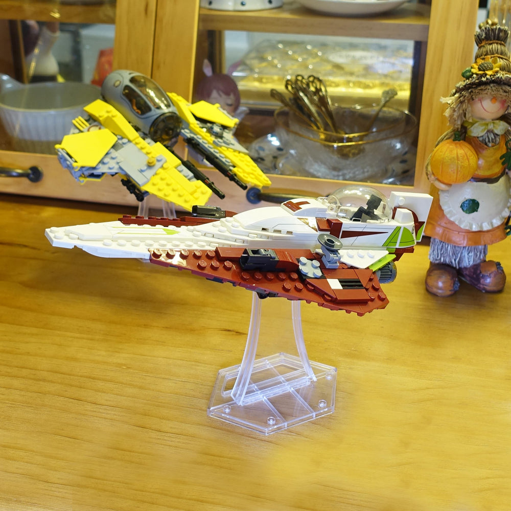 BrickVisions display stand for LEGO TIE Bomber 75347 presents the model prominently on a compact base.