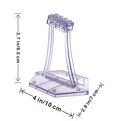 BrickVisions display stand for LEGO TIE Bomber 75348 keeps the model stable on a neat display base.