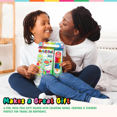 Bright Stripes chunky crayons set provides bold color for little hands