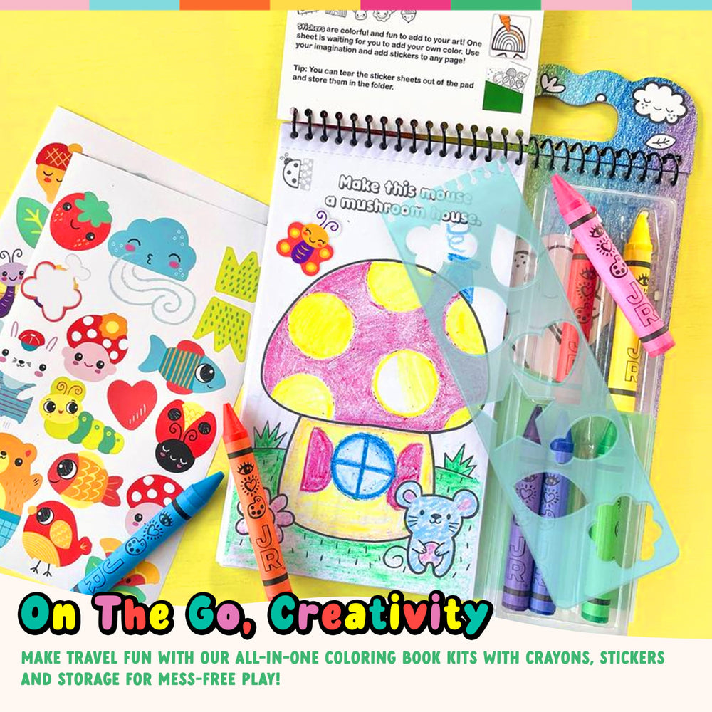 Bright Stripes non-toxic design offers safe, worry-free creativity