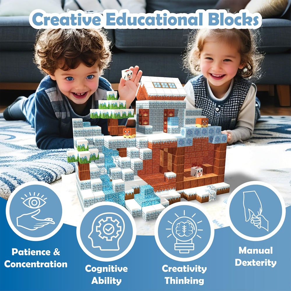 BrightBlox blocks are safe with rounded edges for gentle play.