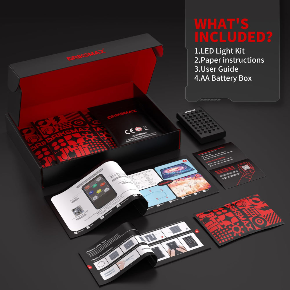 BRIKSMAX 2.0 safe materials LED kit designed for reliable use