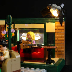 BRIKSMAX LED kit adhesive squares secure lights without damage.