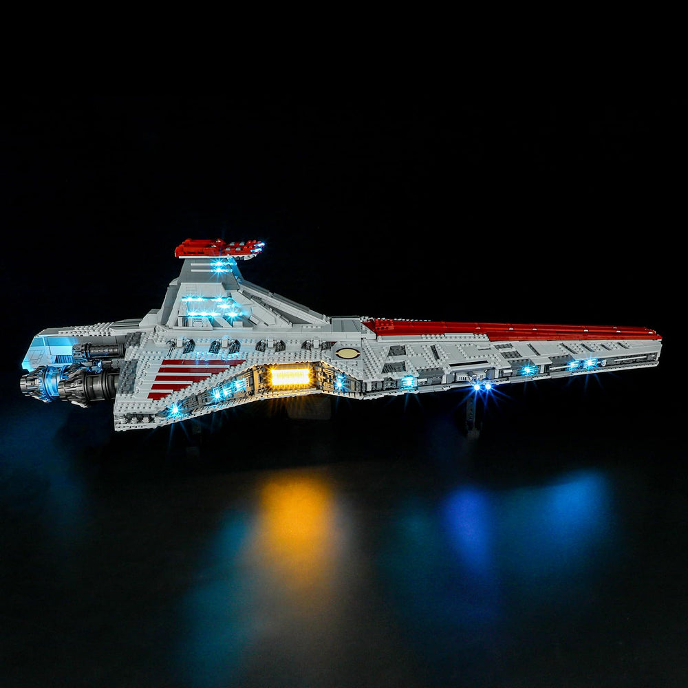 Hidden wiring keeps the Venator model clean and faithful to the build