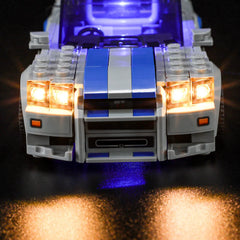 BRIKSMAX LED kit demonstrates wire management for a tidy model.