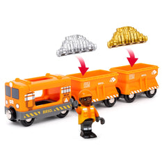 BRIO cargo train roof open showing driver seat and action-ready details