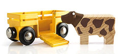 BRIO farm livestock car one for quick, secure magnetic connections