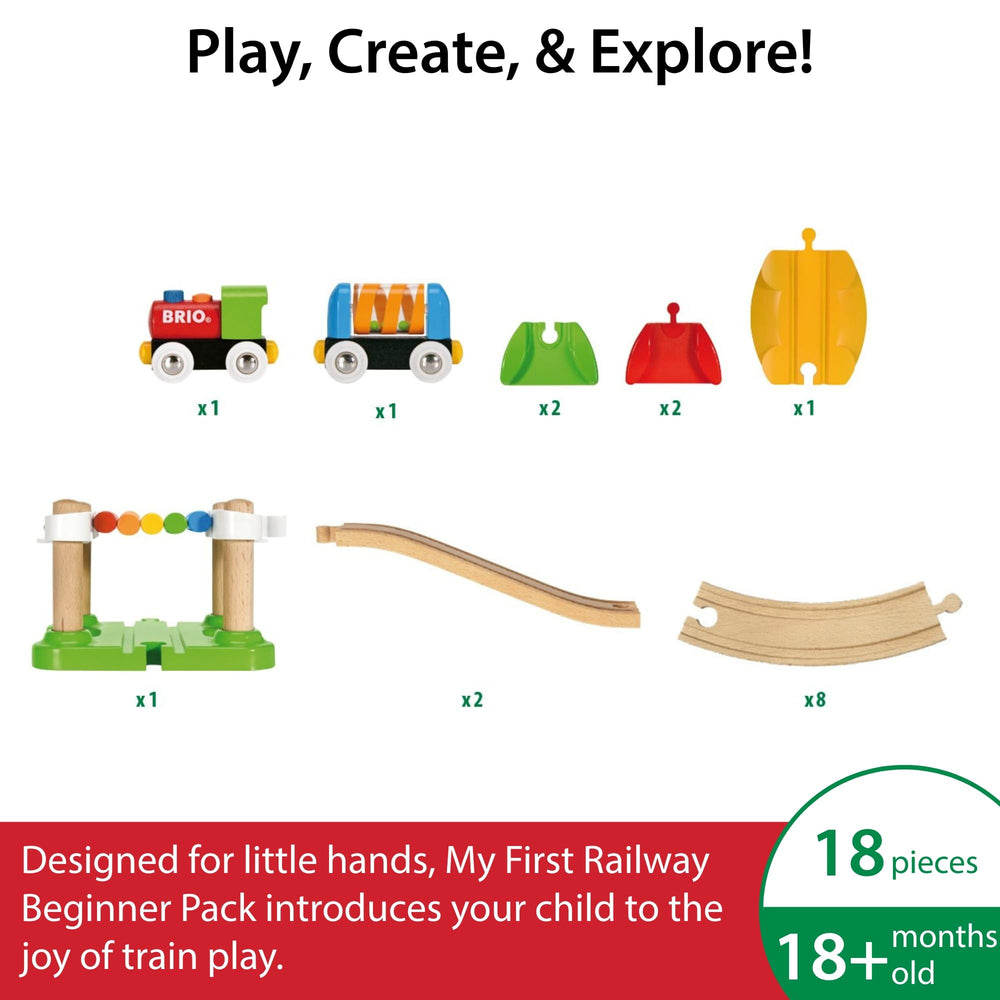 BRIO Rattle Wagon close-up highlighting safe, sturdy wooden construction