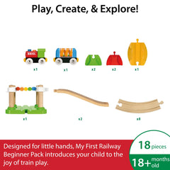 BRIO Rattle Wagon close-up highlighting safe, sturdy wooden construction