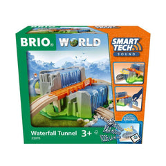 BRIO Smart Tech Sound Waterfall Tunnel front view showcases interactive play enhancing imagination