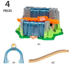BRIO Smart Tech Sound Waterfall Tunnel safety testing frame communicates trusted safety standards