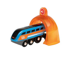BRIO wooden train set with BRIO tracks for expansion