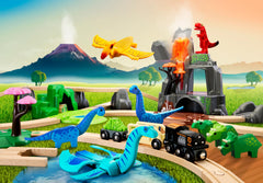 BRIO World Dinosaur Deluxe storage box that converts to a play mat