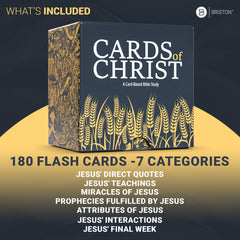 Briston Cards of Christ final week card designed for classroom learning