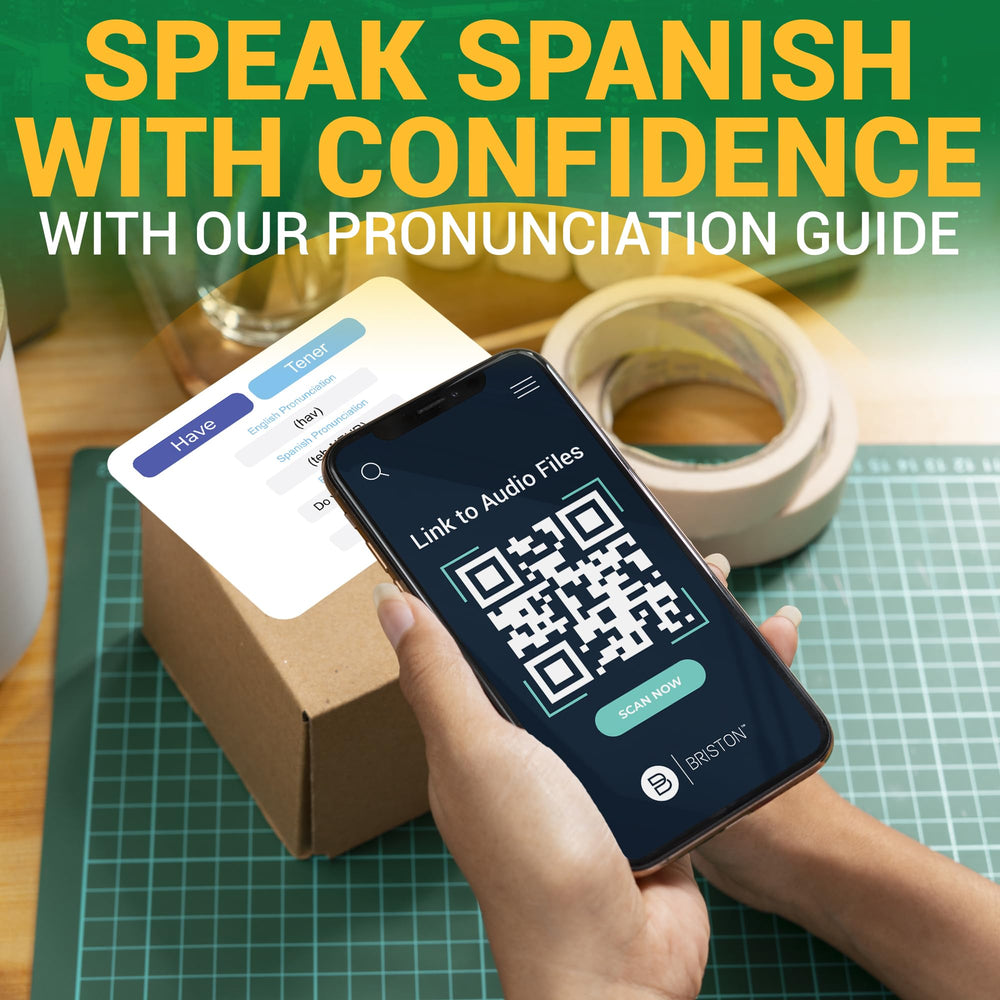 Briston Spanish flash cards example sentences for real-life practice