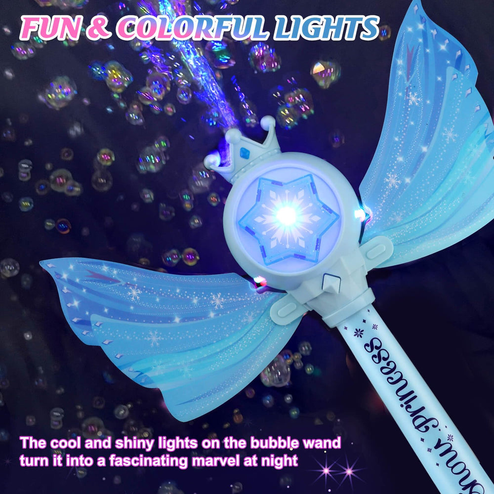 Britik Bubble Wands blue detachable wings enabling versatile costume play