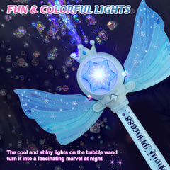 Britik Bubble Wands blue detachable wings enabling versatile costume play