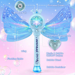 Britik Bubble Wands blue safe durable ABS construction for gentle play
