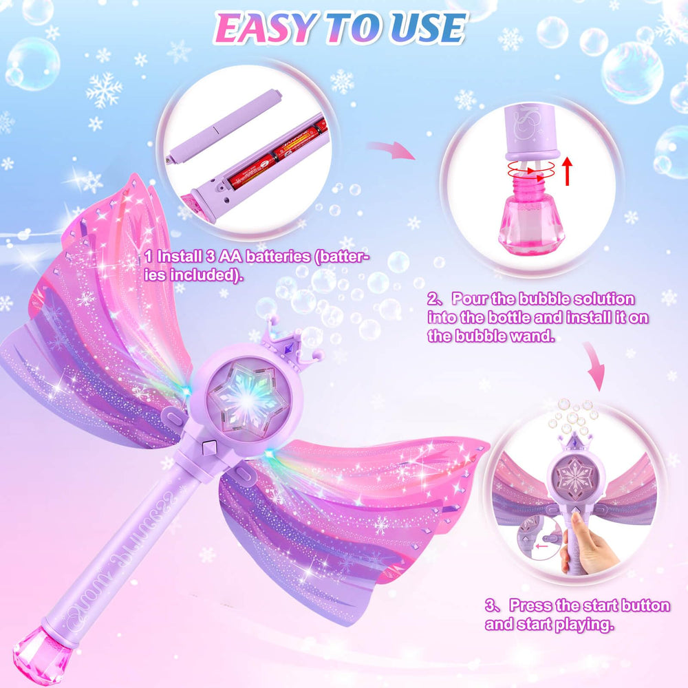 Britik Bubble Wands safe ABS materials designed for kids.