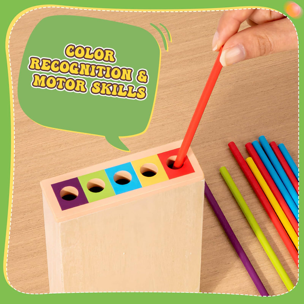 Britik durable wood construction for long lasting family fun.