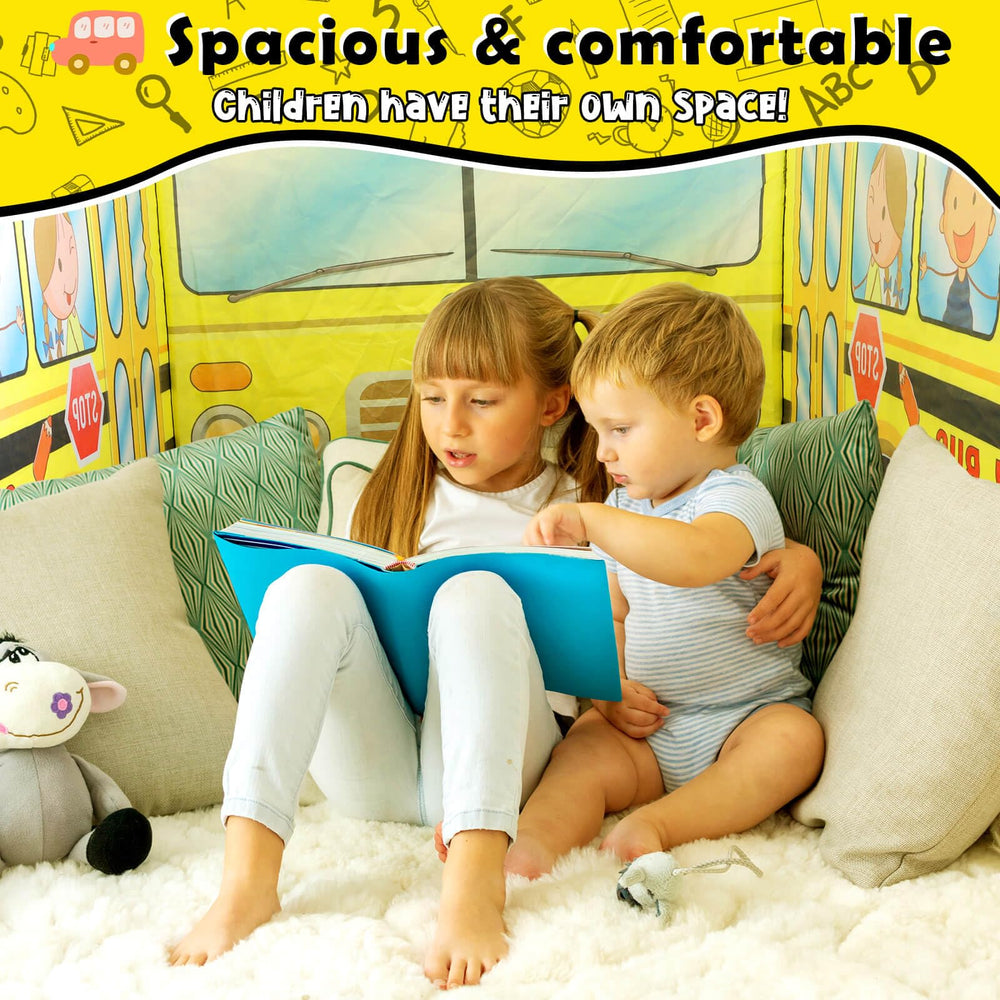 Bright colors of Britik tent spark imaginative pretend play