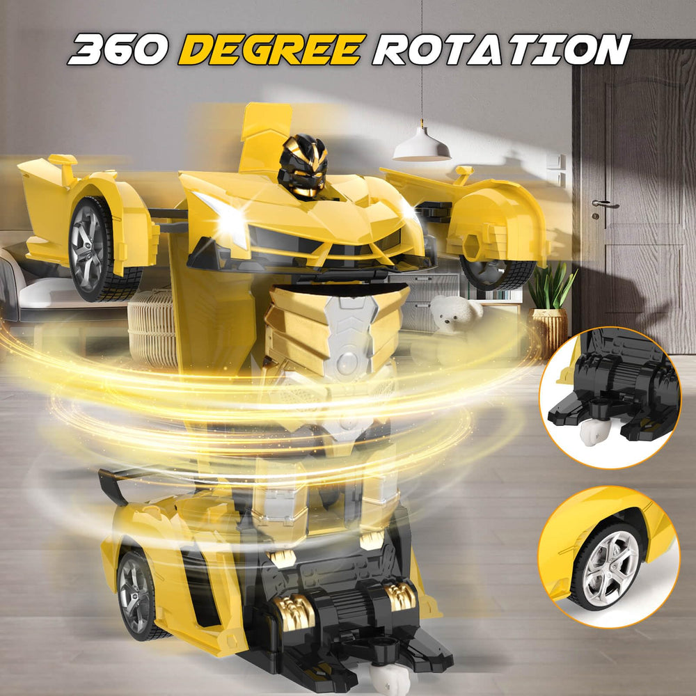 Britik Transform RC car offers up to 50m range for responsive outdoor control.