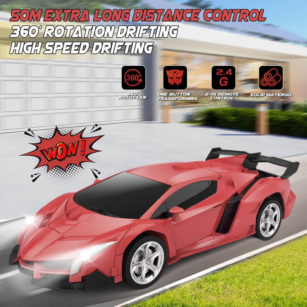 Britik Transform RC car gift for kids ready for playtime
