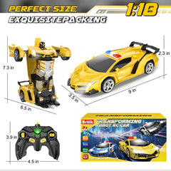 Britik Transform RC car supports engaging family play sessions.