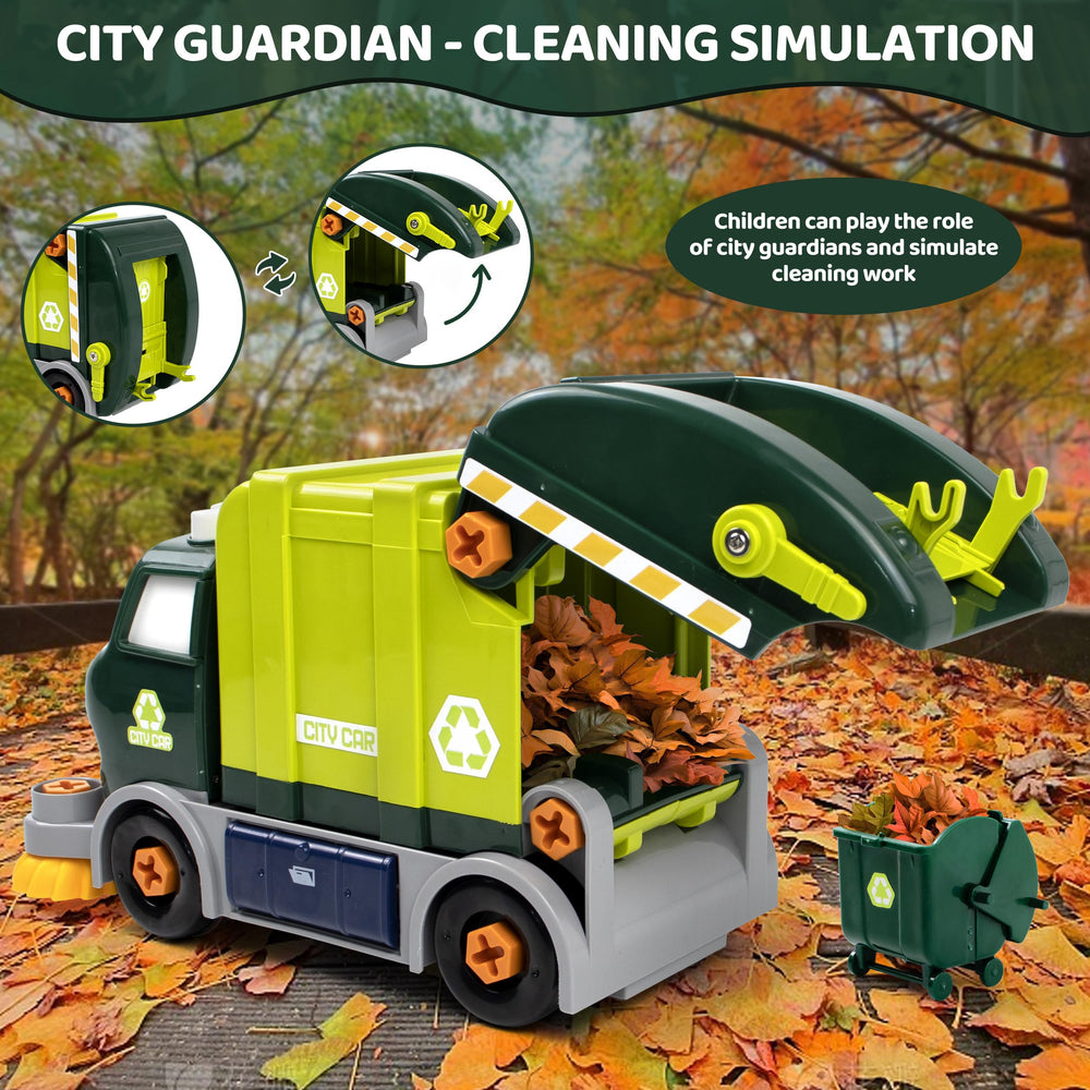 Brixlytoys truck moves forward and backward with drill