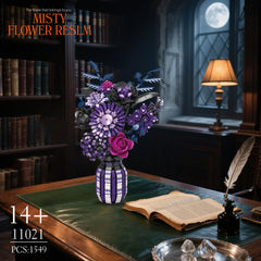 BrixVibe Flowers Building Set visual guide — step-by-step support for efficient assembly.