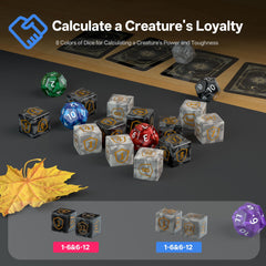Brizago 16mm dice with bright markings for easy reads
