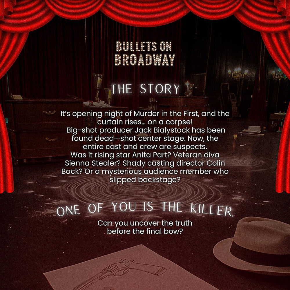 Broadway Murder Mysteries detective videos prep engaging guests remotely or in person