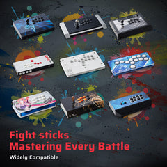 Brook Wingman FGC converter connected to a fight stick enables precise inputs.