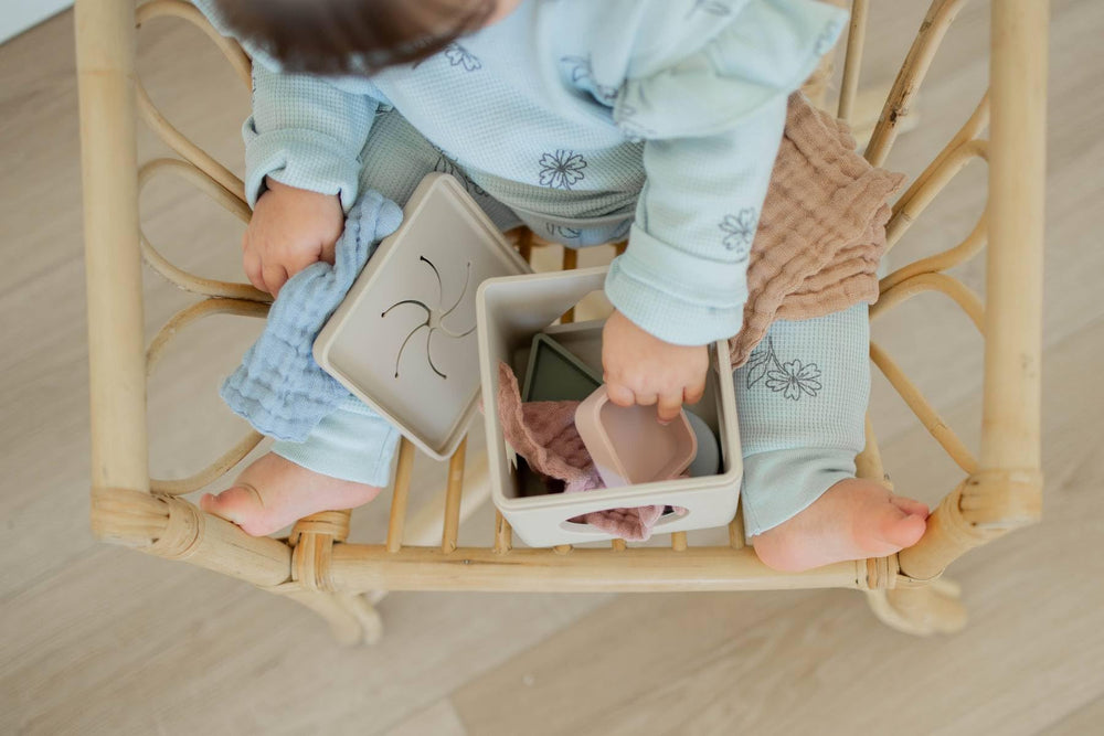 Brooklyn Neutral Montessori toy designed for 12+ months development